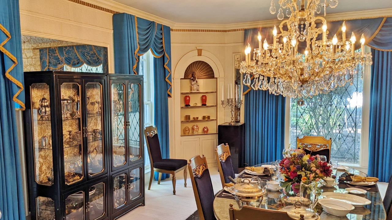 Dining Room was Designed by Elvis' Mother
