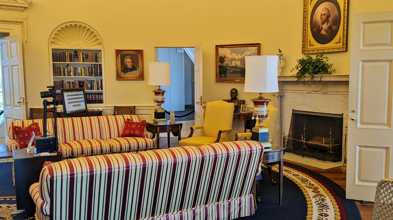 Rear of Oval Office
