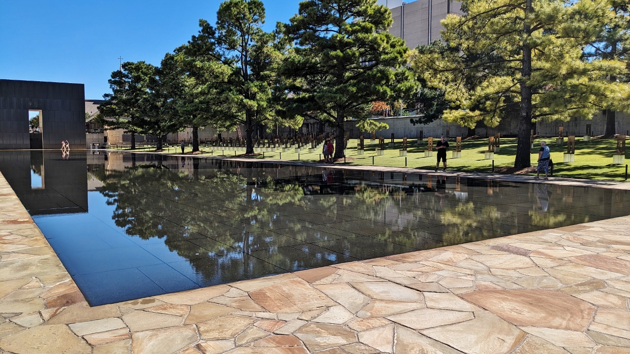 Reflecting Pool of Oklahoma City National Memorial Park