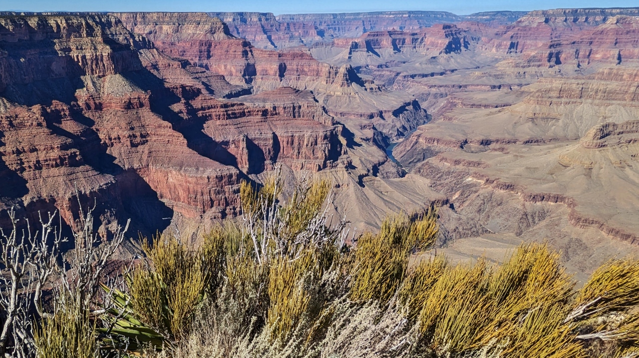 Canyon View with Glimpse of Colorado River