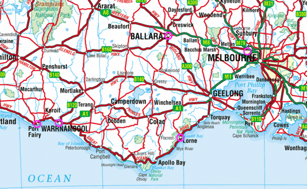 Partial Victoria Detail Australia