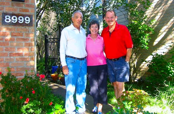 Dave, Lois And Bill At Houston Home